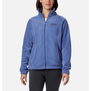 Columbia Benton Springs Full Zip Fleece Petite, Chamarras Azules Para Mujer | 671253-CRF